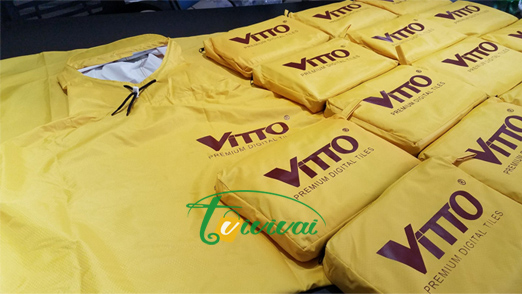 Áo mưa quảng cáo-khách hàng VITTO