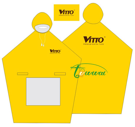 Áo mưa quảng cáo-khách hàng VITTO