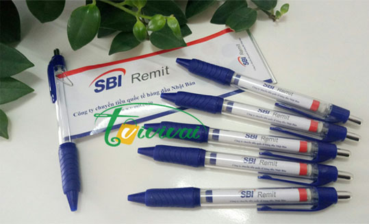 Bút bi banner-Khách hàng Công ty chuyển tiền Remit