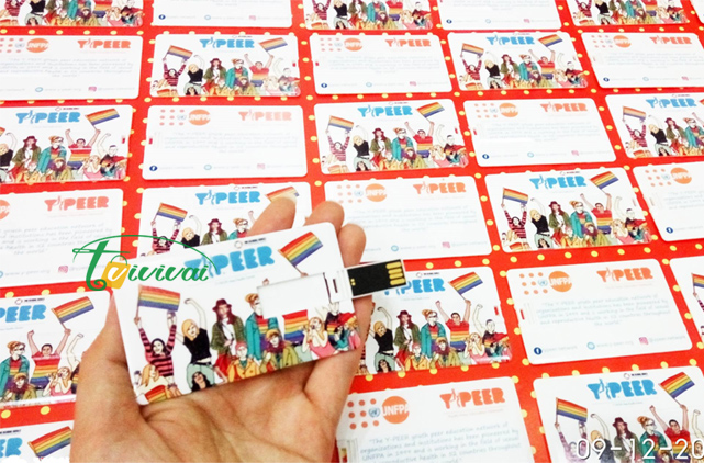 USB NAMECARD QUÀ TẶNG – TỔ CHỨC Y-PEER THÁI LAN