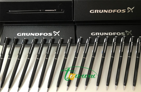Bút ký quà tặng cao cấp nắp xoay–khách hàng GRUNDFOS