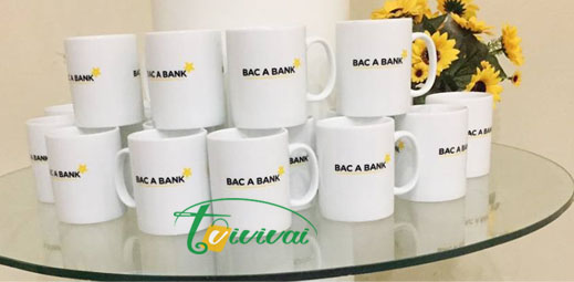 Cốc sứ quà tặng-Ngân hàng BẮC Á