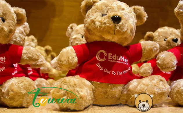 Gấu bông quà tặng thương hiệu – khách hàng EDUNET