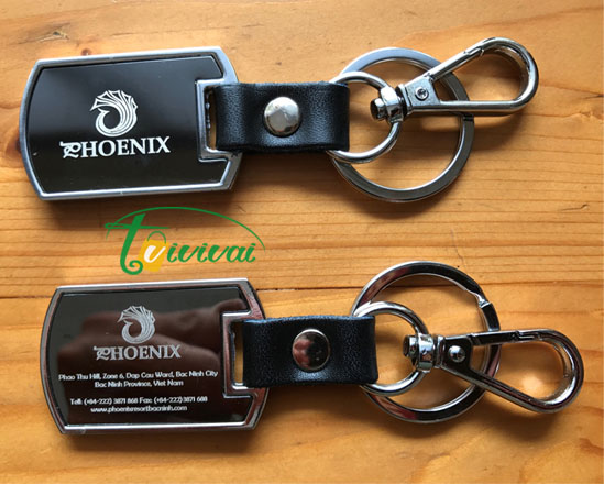 Móc khóa kim loại quà tặng đẳng cấp – khách hàng PHOENIX