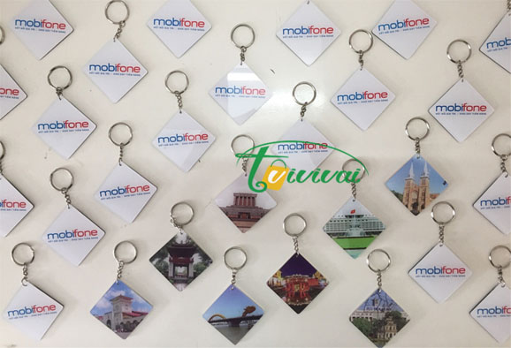 Móc khóa mica quà tặng-khách hàng MOBIFONE
