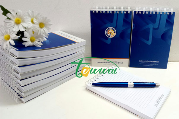 Sổ lò xo quà tặng A6 – trường CĐ CÔNG NGHIỆP HUẾ