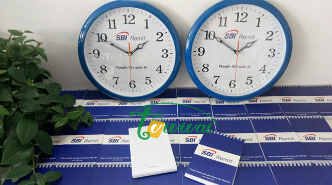 Sổ lò xo quà tặng A6 - khách hàng SBI REMIT