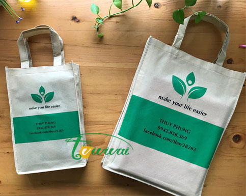 Túi vải không dệt quà tặng – khách hàng THUY PHUNG SHOP
