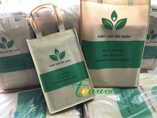 Túi vải không dệt quà tặng - khách hàng THUY PHUNG SHOP