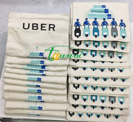 Túi vải bố Canvas-khách hàng UBER BIKE VIỆT NAM