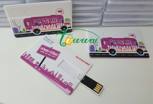 USB NAMECARD QUÀ TẶNG – KHÁCH HÀNG ACTIONAID VIETNAM