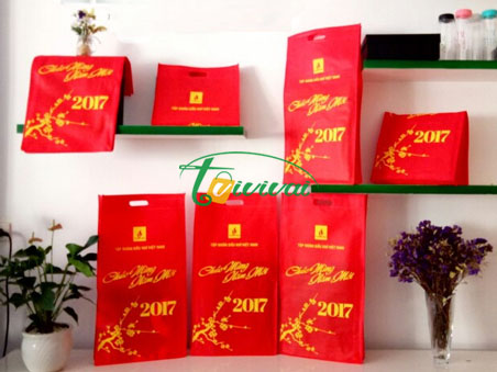 Túi vải không dệt-khách hàng PETRO VIỆT NAM