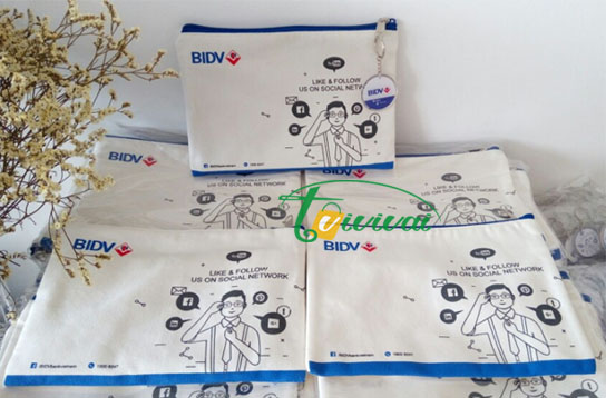 Ví vải bố 1 lớp quà tặng – khách hàng NGÂN HÀNG BIDV