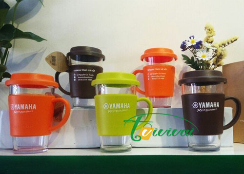 Cốc thủy tinh cường lực quà tặng – khách hàng YAMAHA