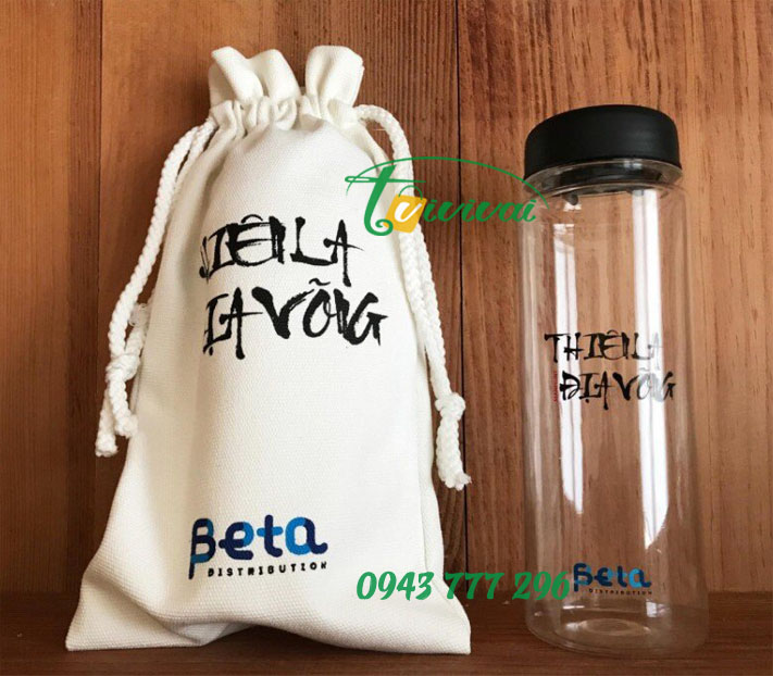 Túi vải bố rút dây quà tặng – khách hàng BETA CORP