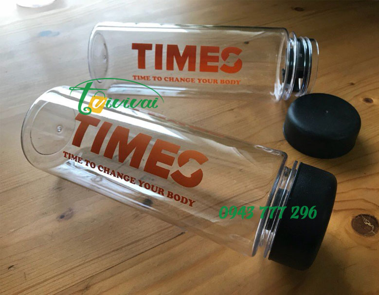 Bình nước quà tặng thương hiệu – khách hàng TIMES FITNESS