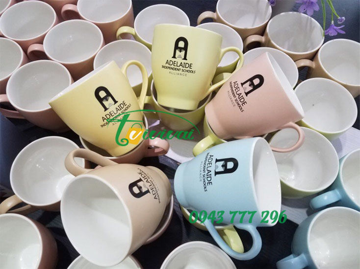 QUÀ TẶNG CỐC SỨ HÀN QUỐC in logo - LIÊN MINH CÁC TRƯỜNG TƯ THỤC NAM ÚC AISA