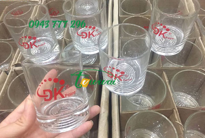 Ly thủy tinh quà tặng cao cấp – khách hàng CÔNG TY TNHH KIM LÂM