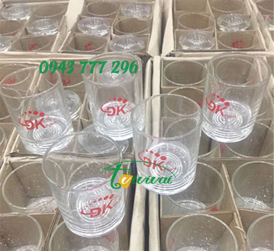 Ly thủy tinh quà tặng cao cấp – khách hàng CÔNG TY TNHH KIM LÂM