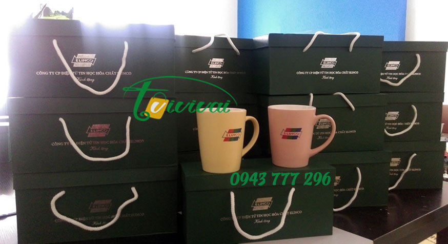 Quà tặng Cốc sứ Pastel – khách hàng ĐIỆN TỬ TIN HỌC HÓA CHẤT ELINCO