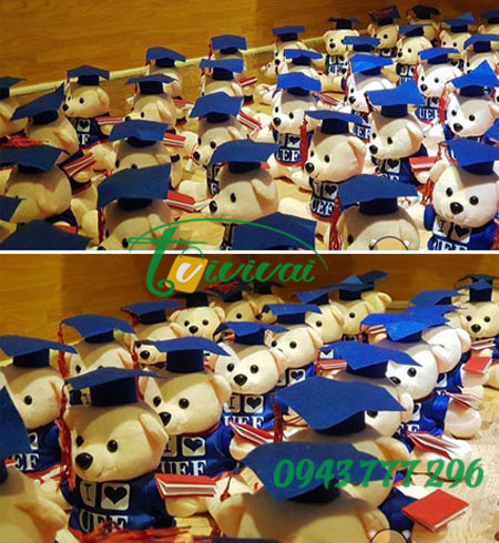 Gấu bông quà tặng - trường ĐH KINH TẾ TÀI CHÍNH HCM