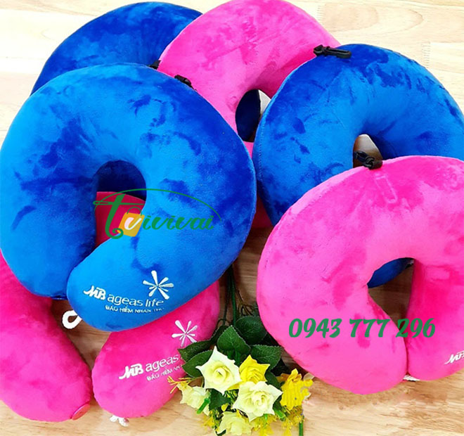 Gối đỡ cổ quà tặng - khách hàng BẢO HIỂM QUÂN ĐỘI MB