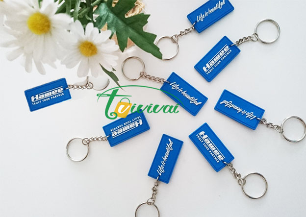 Móc khóa cao su quà tặng – khách hàng công ty CỔ PHẨN HAWEE