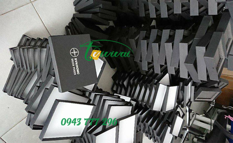 Ví namecard bằng da quà tặng cao cấp - khách hàng EVNHCMC
