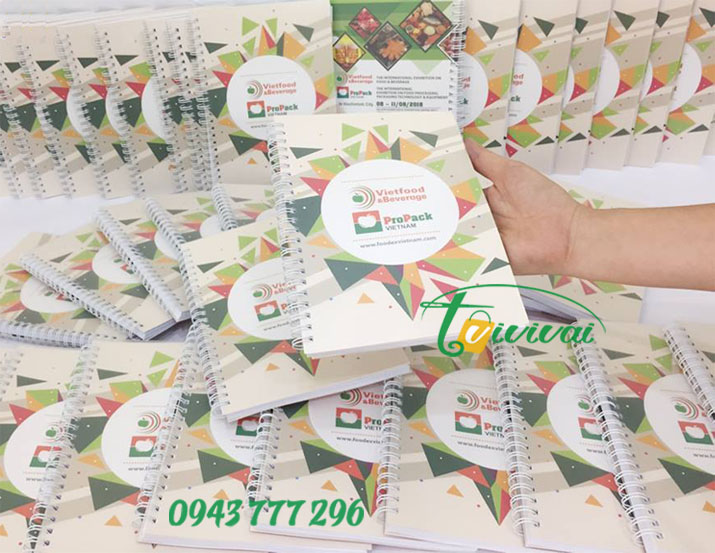Sổ lò xo quà tặng A5 – khách hàng TẬP ĐOÀN Y DƯỢC VIỆT NAM