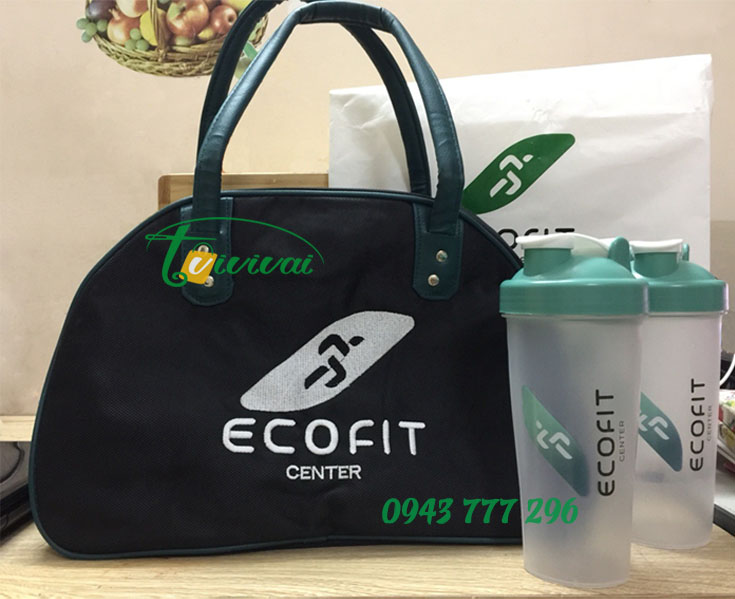 Túi xách du lịch/túi tập Gym quà tặng – khách hàng TRUNG TÂM FITNESS ECOFIT
