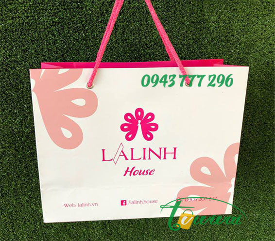 Túi giấy quà tặng – khách hàng LA LINH HOUSE