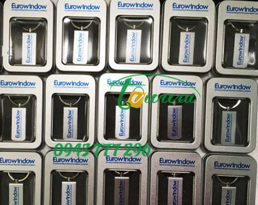 USB xoay Kim loại quà tặng cao cấp – khách hàng EUROWINDOW