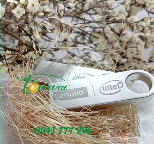 USB KIM LOẠI MINI KHẮC LOGO quà tặng – khách hàng LENOVO/INTEL