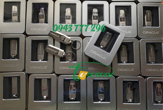 USB Kim loại quà tặng cao cấp – khách hàng ORACLE VIỆT NAM