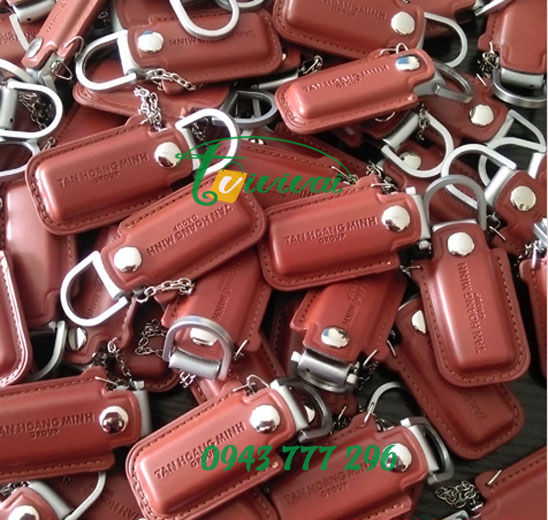 USB vỏ da quà tặng cao cấp – khách hàng TÂN HOÀNG MINH GROUP