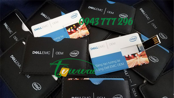 Quà tặng USB thẻ Namecard – Khách hàng DELL/EMC