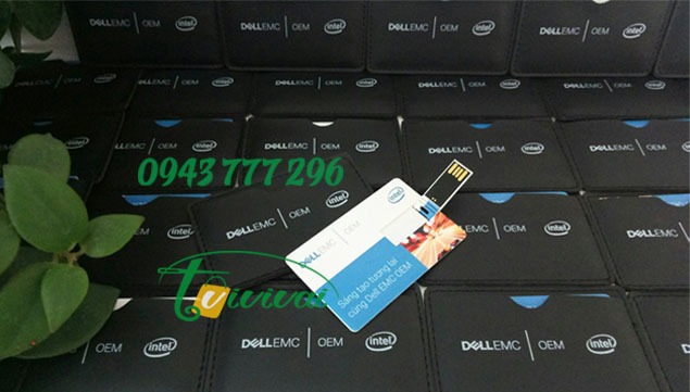 Quà tặng USB thẻ Namecard - Khách hàng DELL/EMC