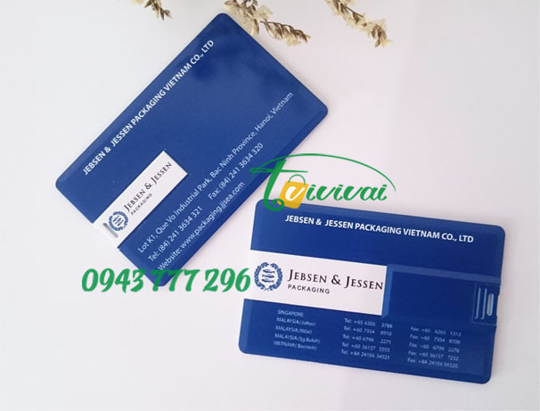 USB THẺ NAMECARD QUÀ TẶNG – KHÁCH HÀNG JEBSEN & JESSEN