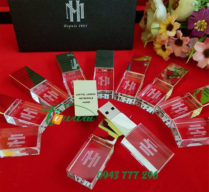 USB Pha lê 3D quà tặng cao cấp – Khách hàng METROPOLE HÀ NỘI
