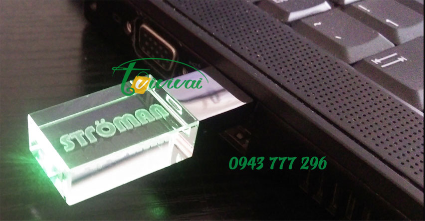USB Pha lê 3D quà tặng độc đáo – Khách hàng Tân Á Đại Thành