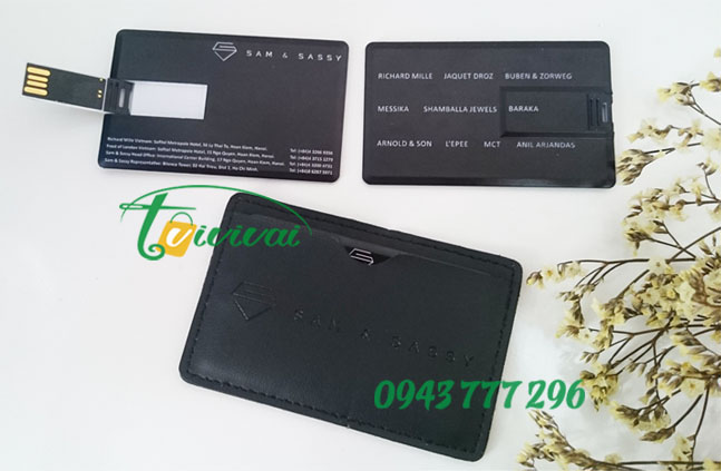 USB THẺ NAMECARD QUÀ TẶNG – Khách hàng SAM & SASSY
