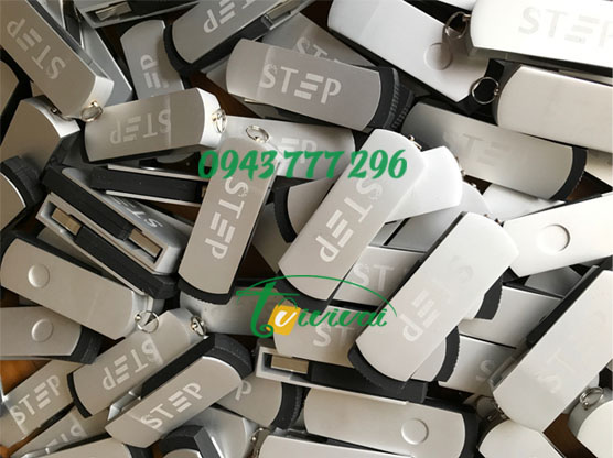 Quà tặng USB Kim loại xoay - Khách hàng STEP