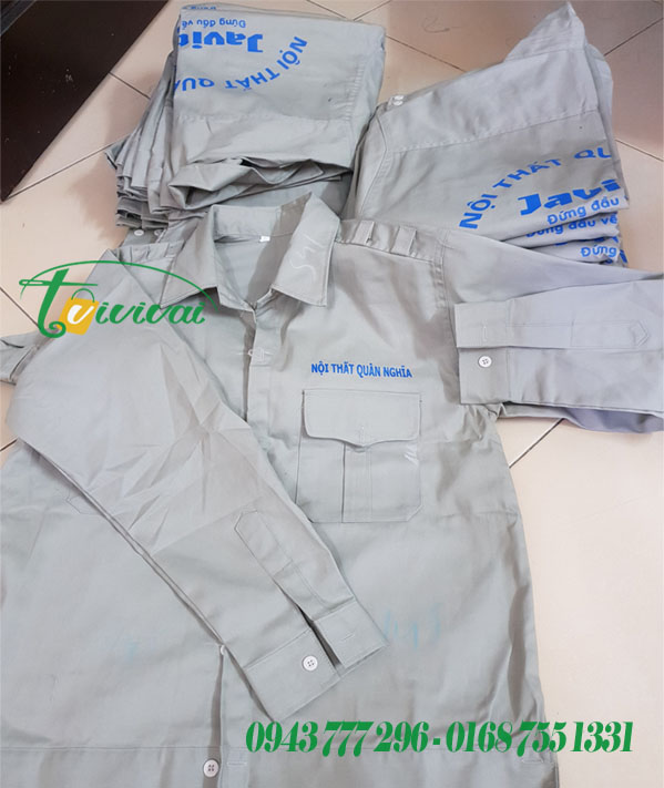 Đồng phục áo bảo hộ lao động – khách hàng SƠN JAVITEX