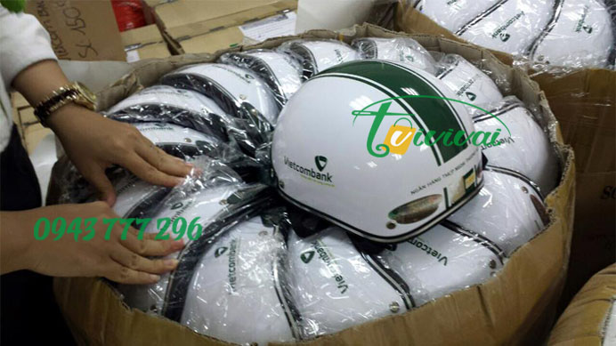 Mũ bảo hiểm quà tặng – NH TMCP NGOẠI THƯƠNG VIỆT NAM – VIETCOMBANK
