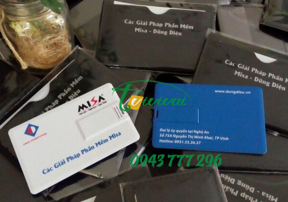 USB namecard quà tặng – khách hàng CTY GIẢI PHÁP PHẦN MỀM MISA