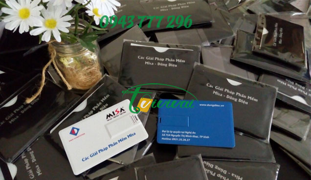 USB namecard quà tặng - khách hàng CTY GIẢI PHÁP PHẦN MỀM MISA