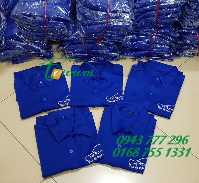 Áo thun mè đồng phục form sơ mi - CTY CP XÂY DỰNG TM & DV HẢI ANH