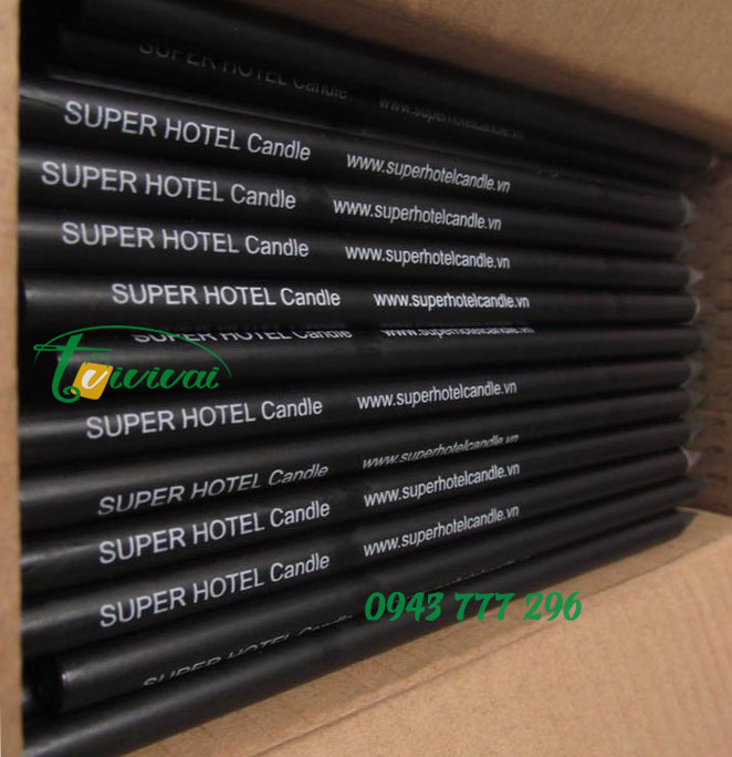 Bút chì gỗ quà tặng - khách hàng SUPER HOTEL CANDLE
