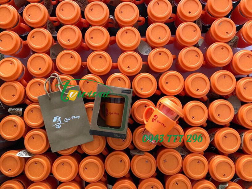 Cốc thủy tinh cường lực quà tặng – khách hàng QUỐC PHONG