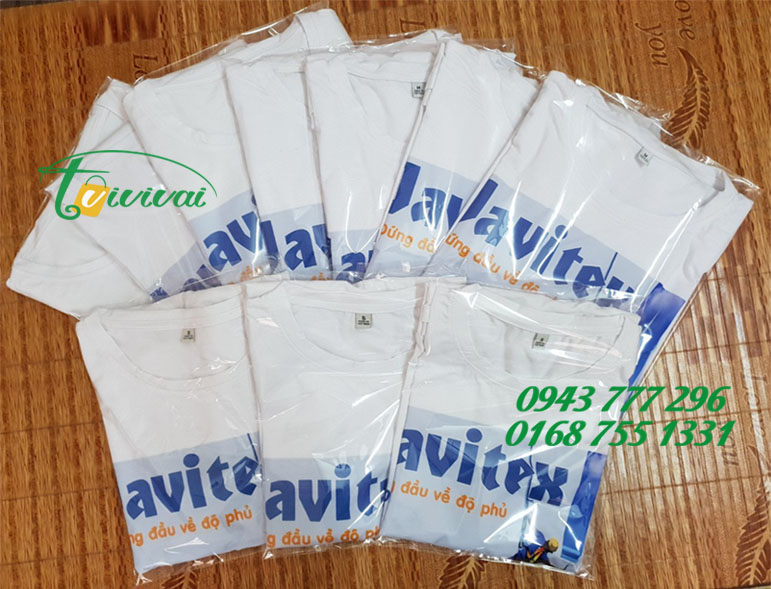 Áo thun cổ tròn quà tặng – khách hàng NPP SƠN JAVITEX
